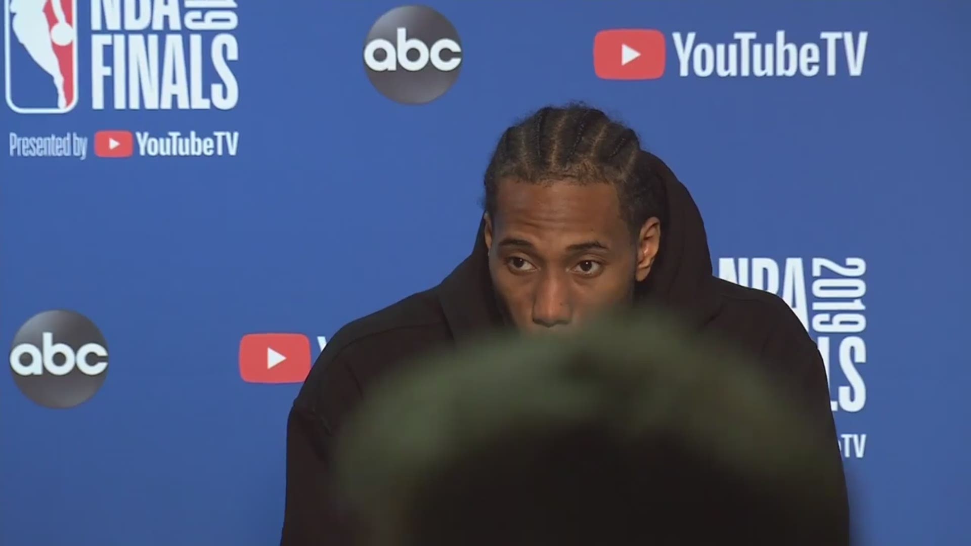 Raptors forward Kawhi Leonard talks about Friday's victory over the Warriors in Oakland in Game 4 of the NBA Finals to take a 3-1 series lead back to Toronto.