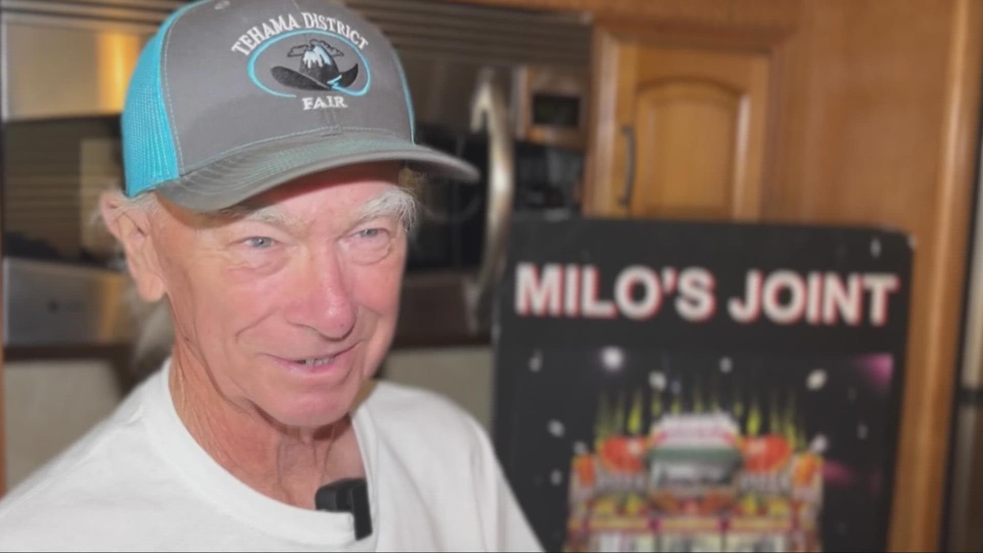 Milo Franks has been serving corn dogs at the California State Fair for more than 50 years.