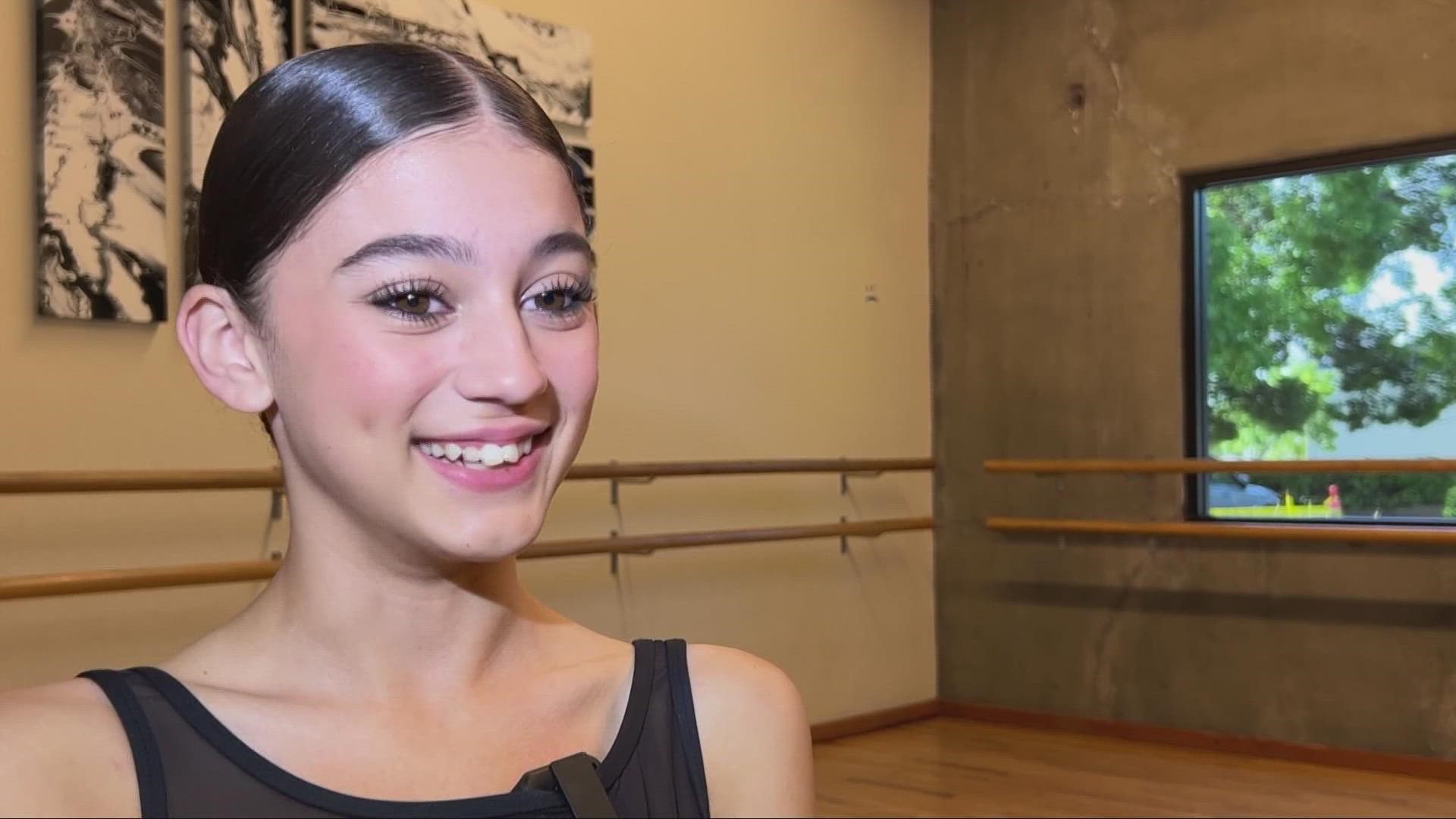 A 13-year-old from El Dorado Hills is getting ready to attend the renowned Joffrey Ballet School in New York City.