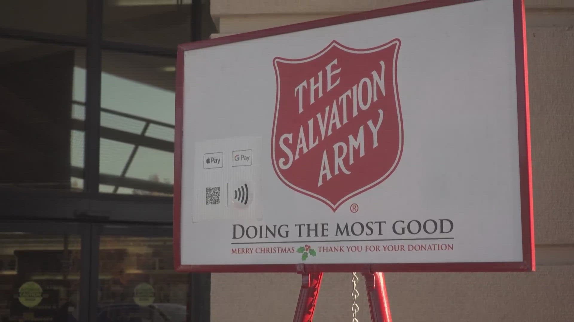The Salvation Army says there's been a drop of $1.4 million in the last year, resulting in fewer people getting help.