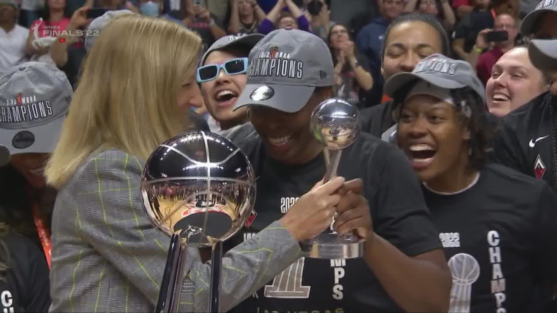 The 2010 graduate went on to become one of the WNBA's best recent players, and now St. Mary's High School in Stockton are celebrating her success.