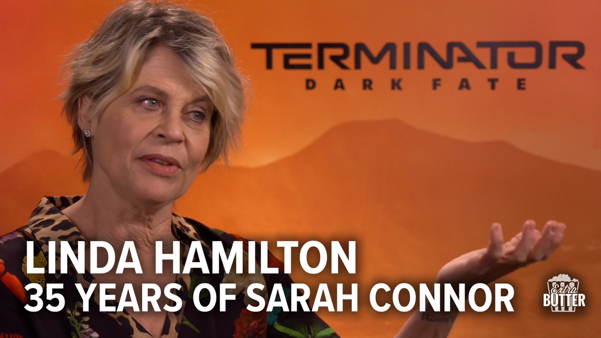Linda Hamilton looks back on 35 years of playing Sarah Connor, including her role in the new Terminator movie,  'Terminator: Dark Fate.'