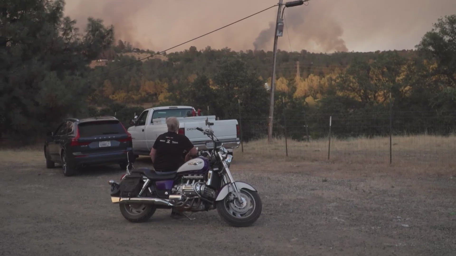 With smoke visible for miles, neighbors could only watch and wait.