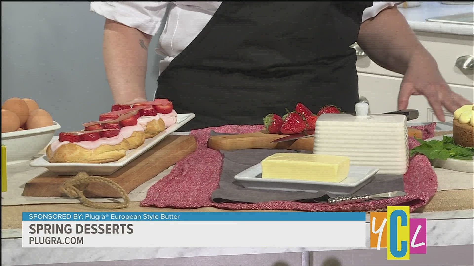 Elevate your baking game just in time for Spring sweets! This segment paid for by Plugrà® European Style Butter.