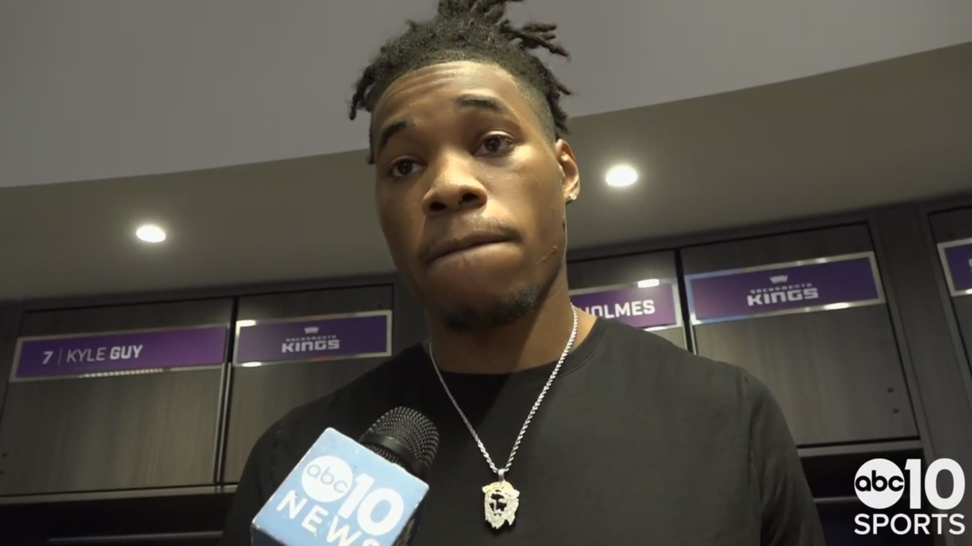 Kings F Richaun Holmes says Sunday afternoon's 100-99 win over the Boston Celtics was a huge bounce-back victory for his Sacramento team after stumbling in L.A.