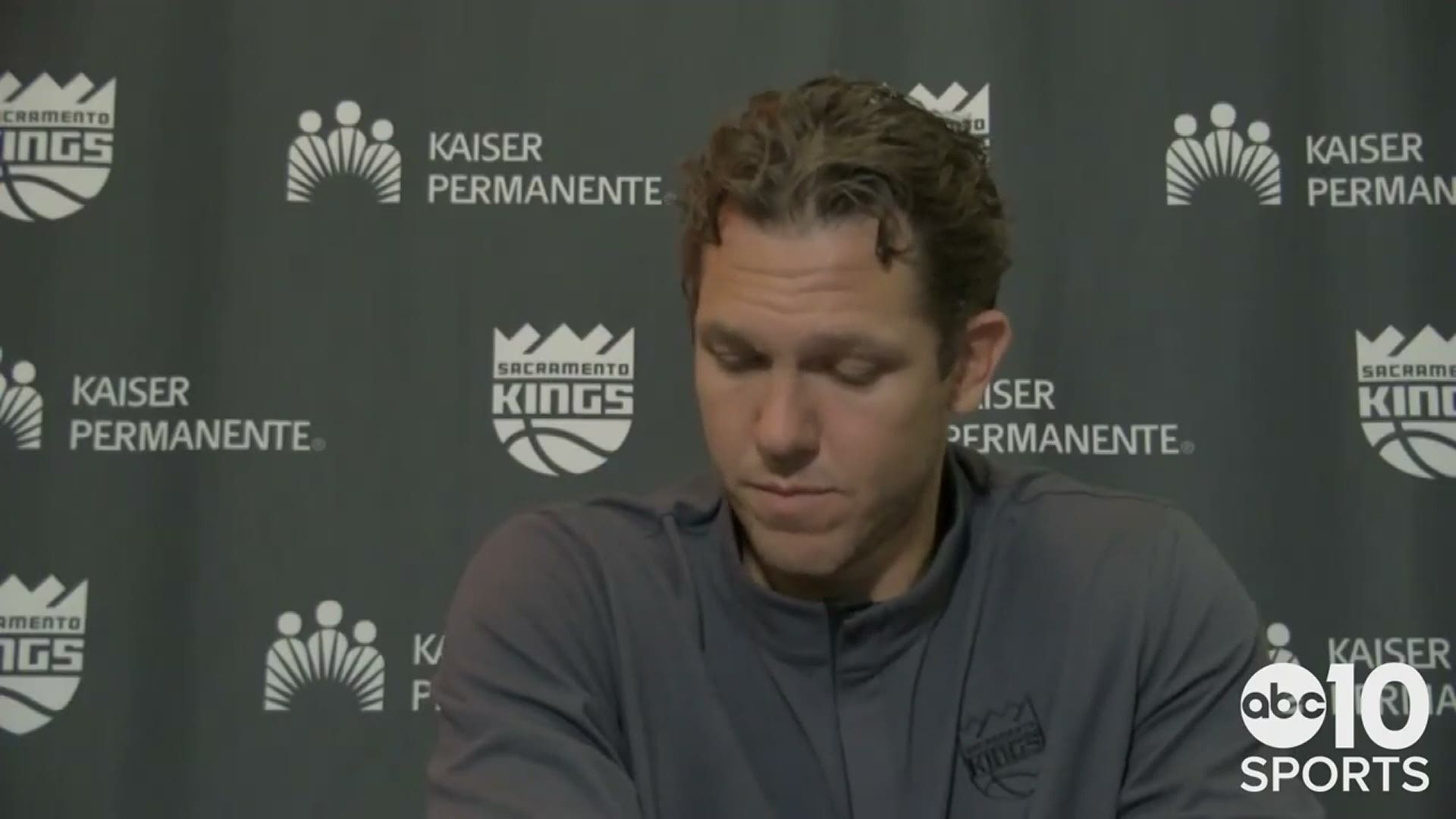 Kings coach Luke Walton frustrated with another poor start to a game, discusses Sacramento's losing streak reaching eight straight games following loss to Wizards.