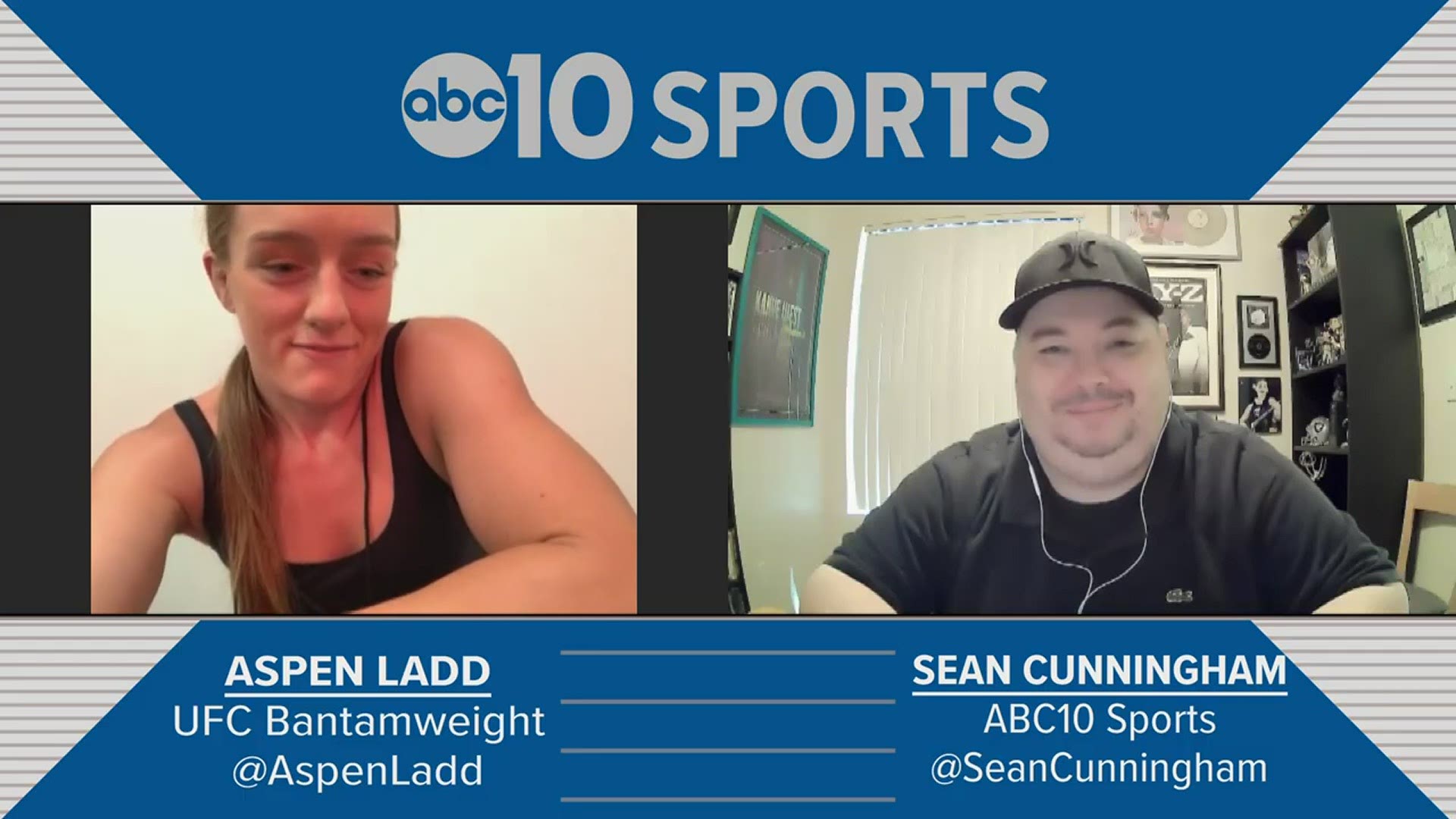 Aspen Ladd, who trains in El Dorado Hills, talks to ABC10's Sean Cunningham before her fight at "UFC Vegas 32" about her path back to the octagon after a knee injury