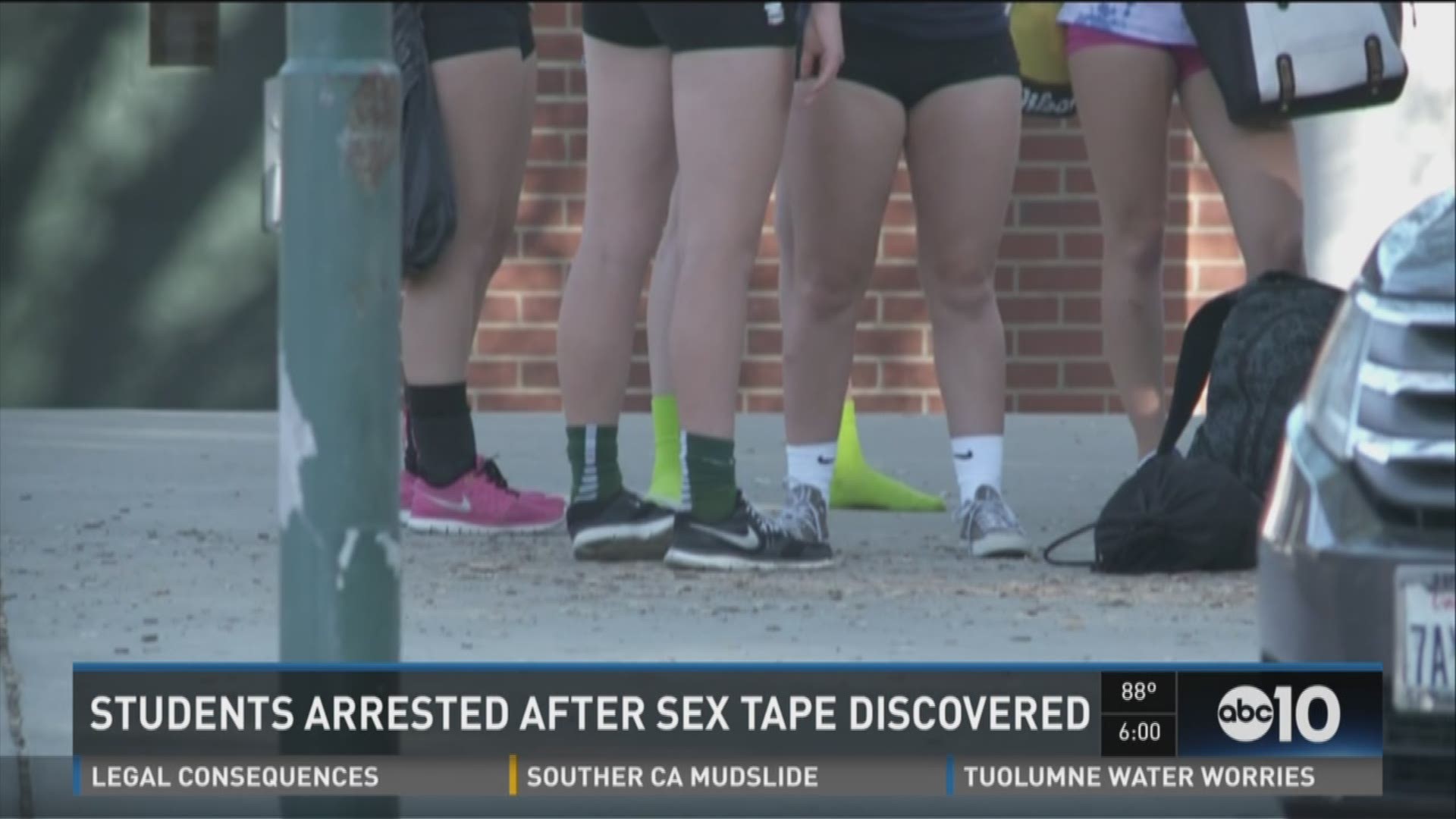 Two Ponderosa High School students were arrested on allegations that they secretly filmed an underage sexual encounter, then distributed the video.