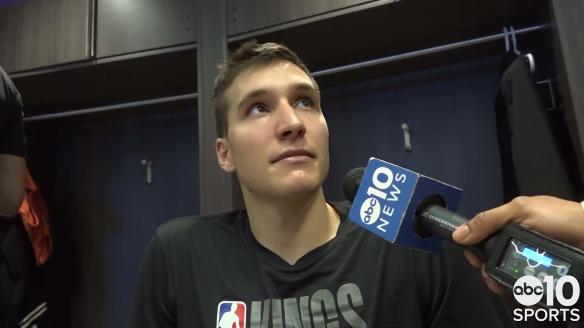 Sacramento Kings guard Bogdan Bogdanovic talks about Sunday’s 100-99 victory over the Boston Celtics and his improved play leading to team success.