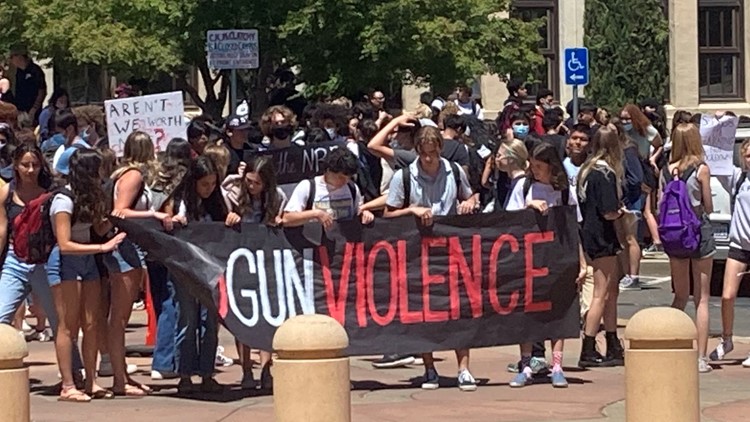 Sacramento students call for stricter gun laws as part of nationwide walkout