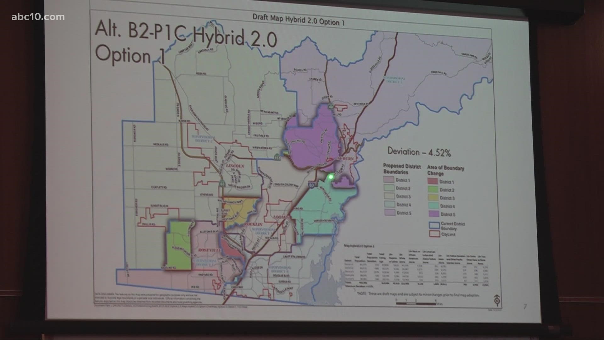 The Placer County Board of Supervisors voted Tuesday to approve Hybrid Map 2.0 Option 1 in a unanimous second vote following an initial 2-3 vote against it.