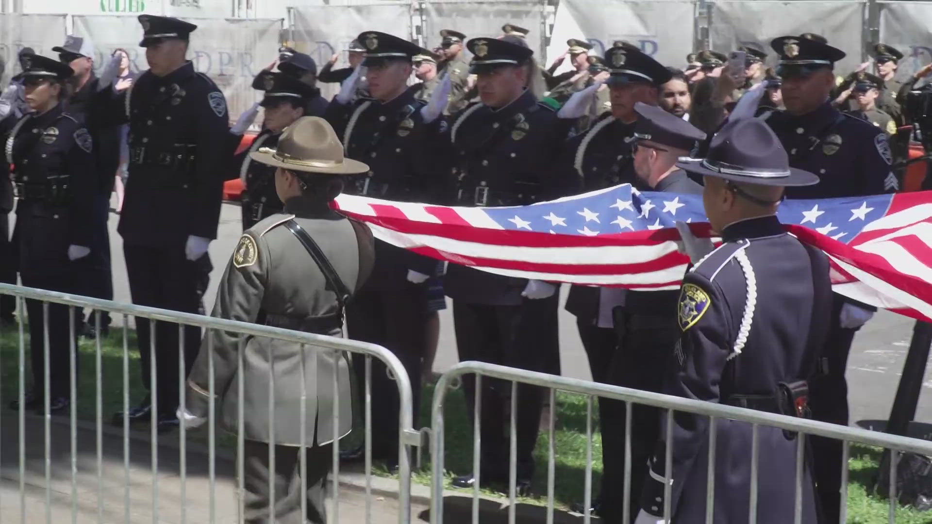 Eight fallen California peace officers honored