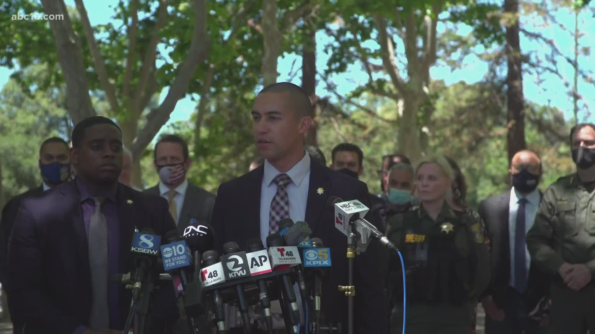 Law officials give an update on the mass shooting that happened in San Jose.