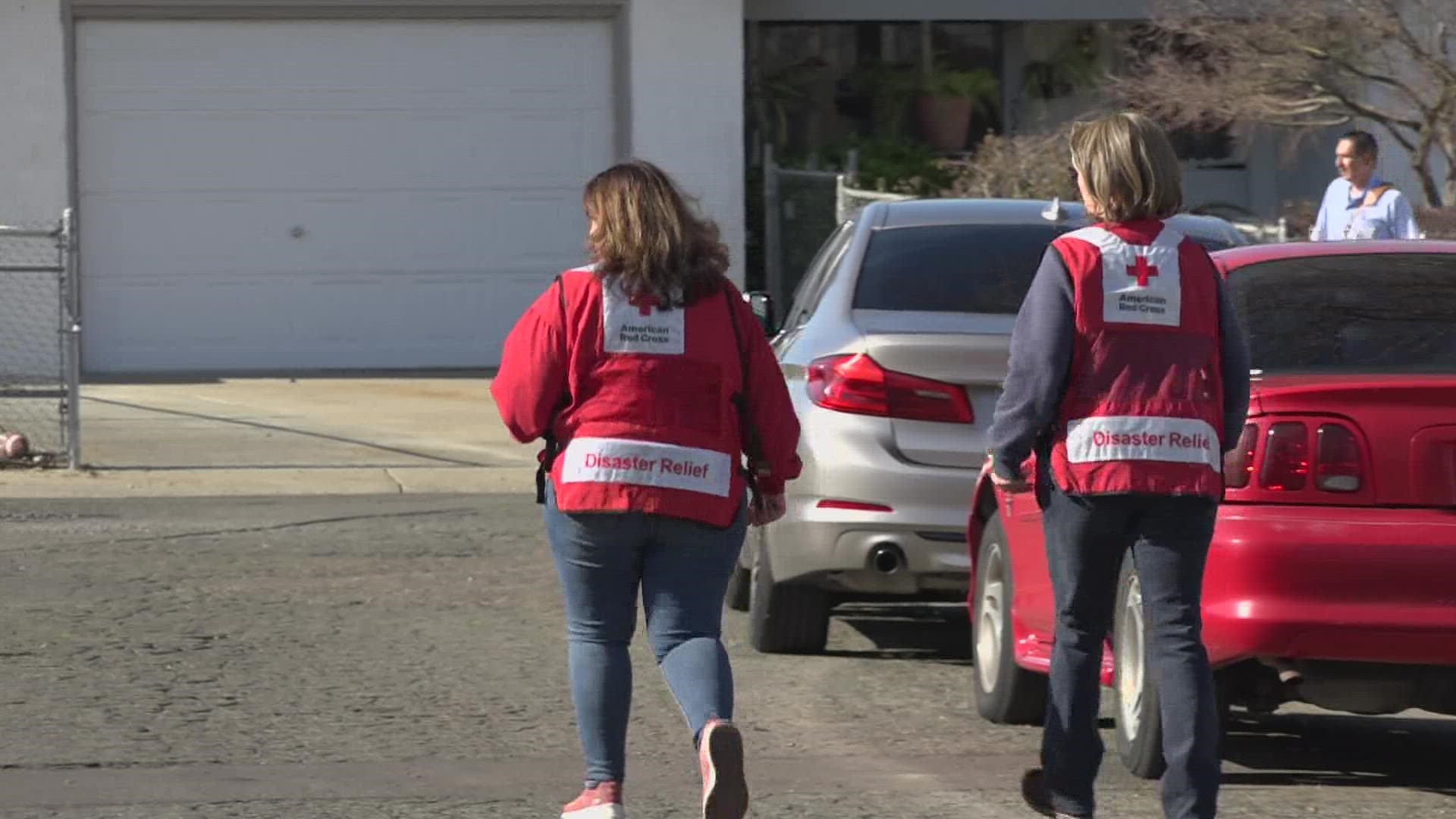 Sac Metro Fire partnered with the Red Cross to install smoke detectors and share fire safety tips in neighborhoods that have been impacted by recent deadly fires.