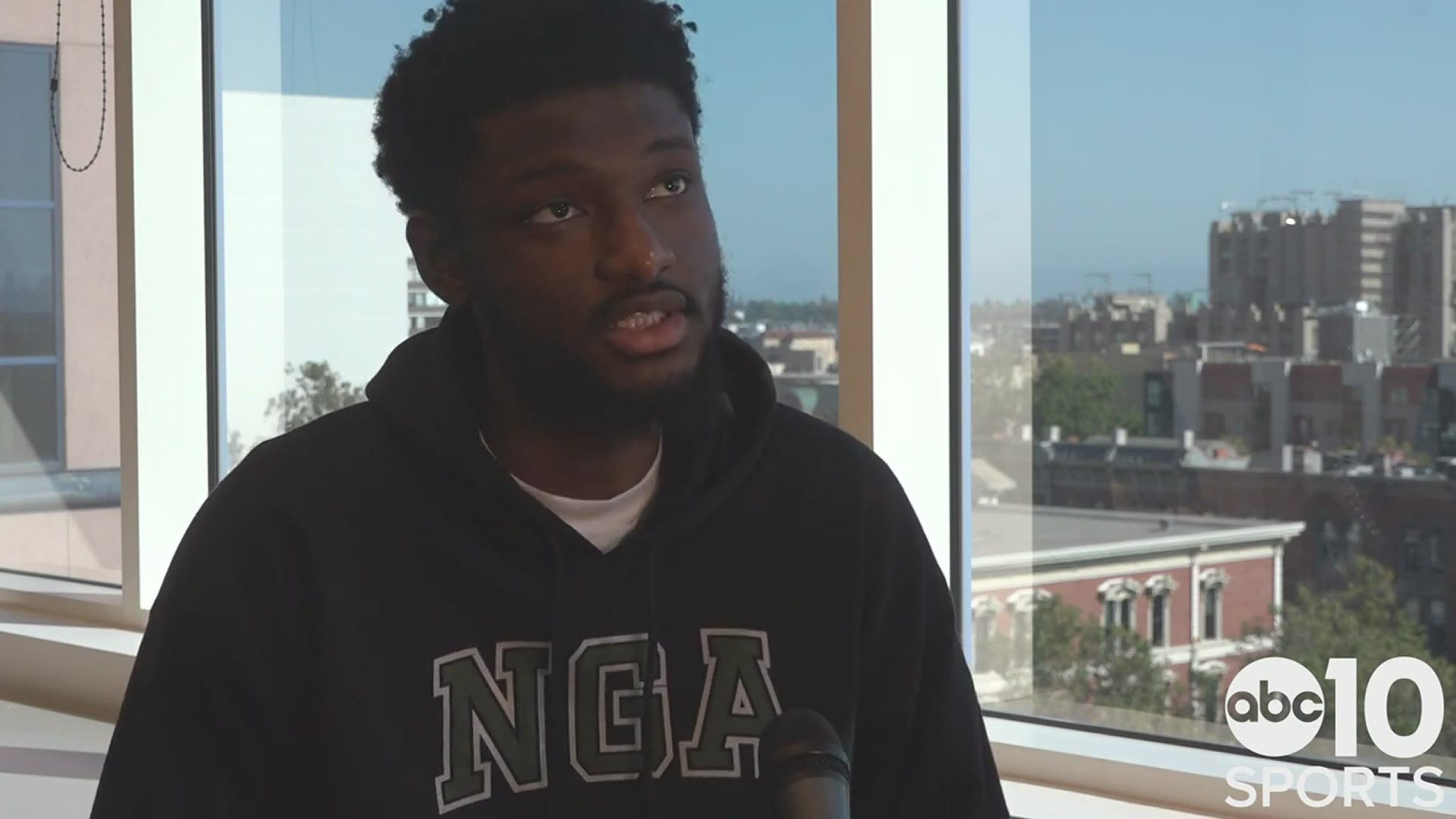 Kings F/C Chimezie Metu speaks with ABC10's Sean Cunningham about his hopes of making the final Nigerian Olympic roster and the bright future he sees in Sacramento.