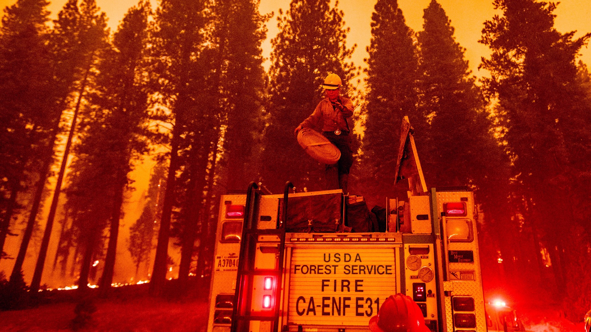 An active firefight is underway in the Christmas Valley area as the Caldor Fire becomes one of the largest wildfires in state history.