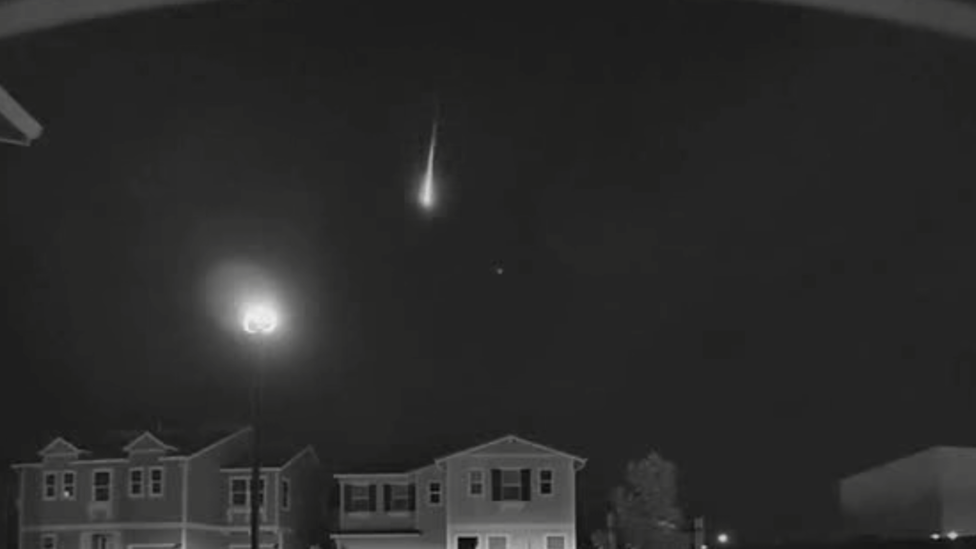 A video in Rocklin captured what appears to be a Perseid meteor shooting across the night sky over the weekend.
