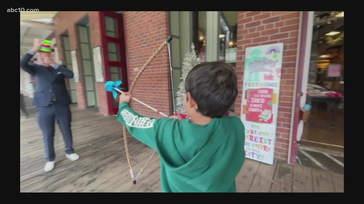 Eight-year-old Elk Grove YouTuber shows off favorite toys in Old Sacramento