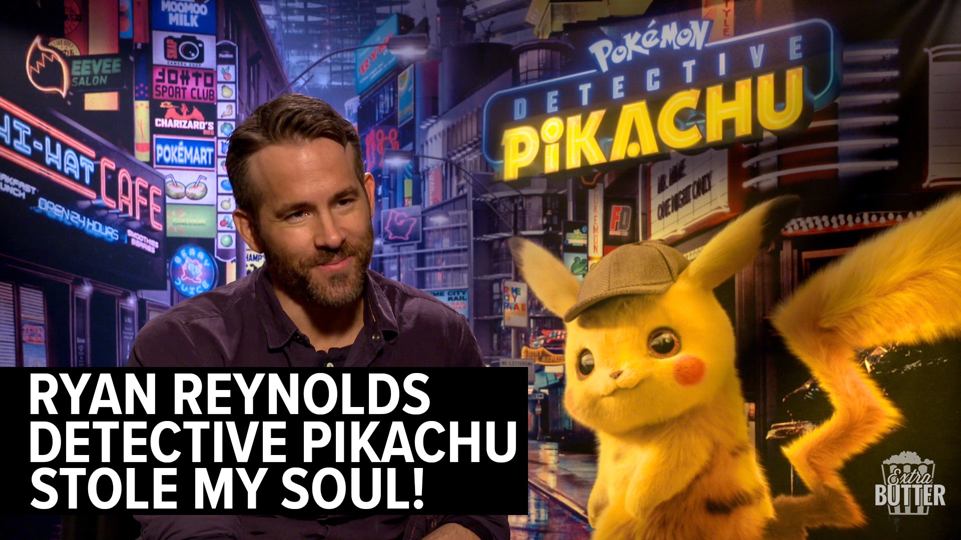 Ryan Reynolds sits down with Mariaagloriaa to talk about the new Pokémon movie and how Ryan's soul got stuffed inside Detective Pikachu. Interview arranged by Warner Bros. Pictures.