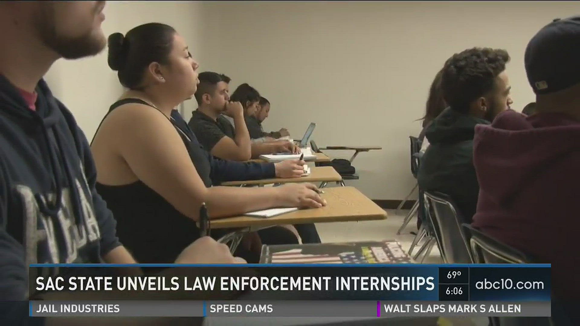 Sacramento State is launching the first of its kind program in the nation placing students in law enforcement internships. (Oct. 13, 2016)