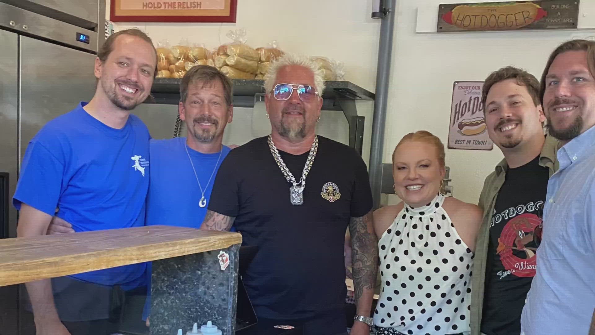 Out of six Davis eateries, The Hotdogger was crowned the 'Best Bite in Town' on a new Food Network show hosted by Guy Fieri.
