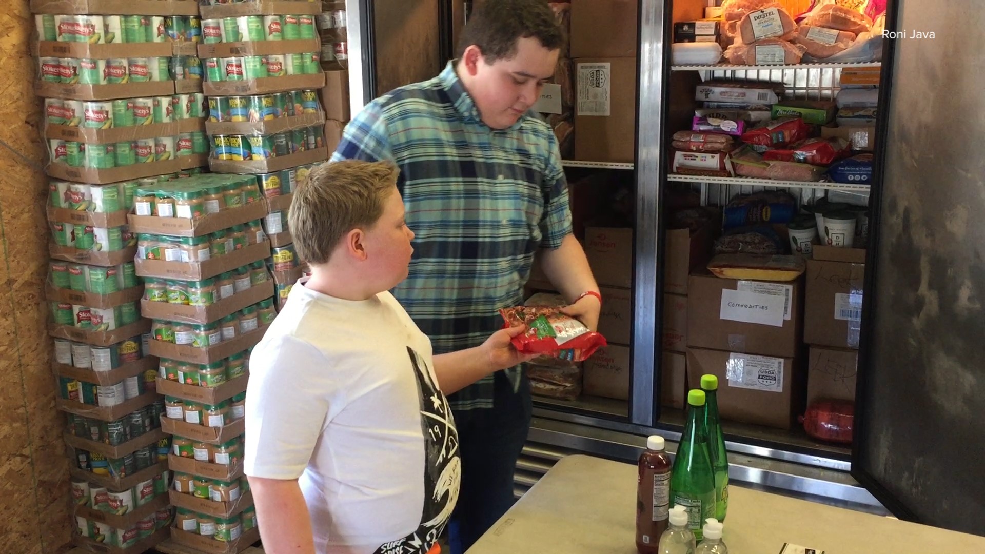 How two brothers from Quincy are using Safeway's Monopoly game to feed people in need.
