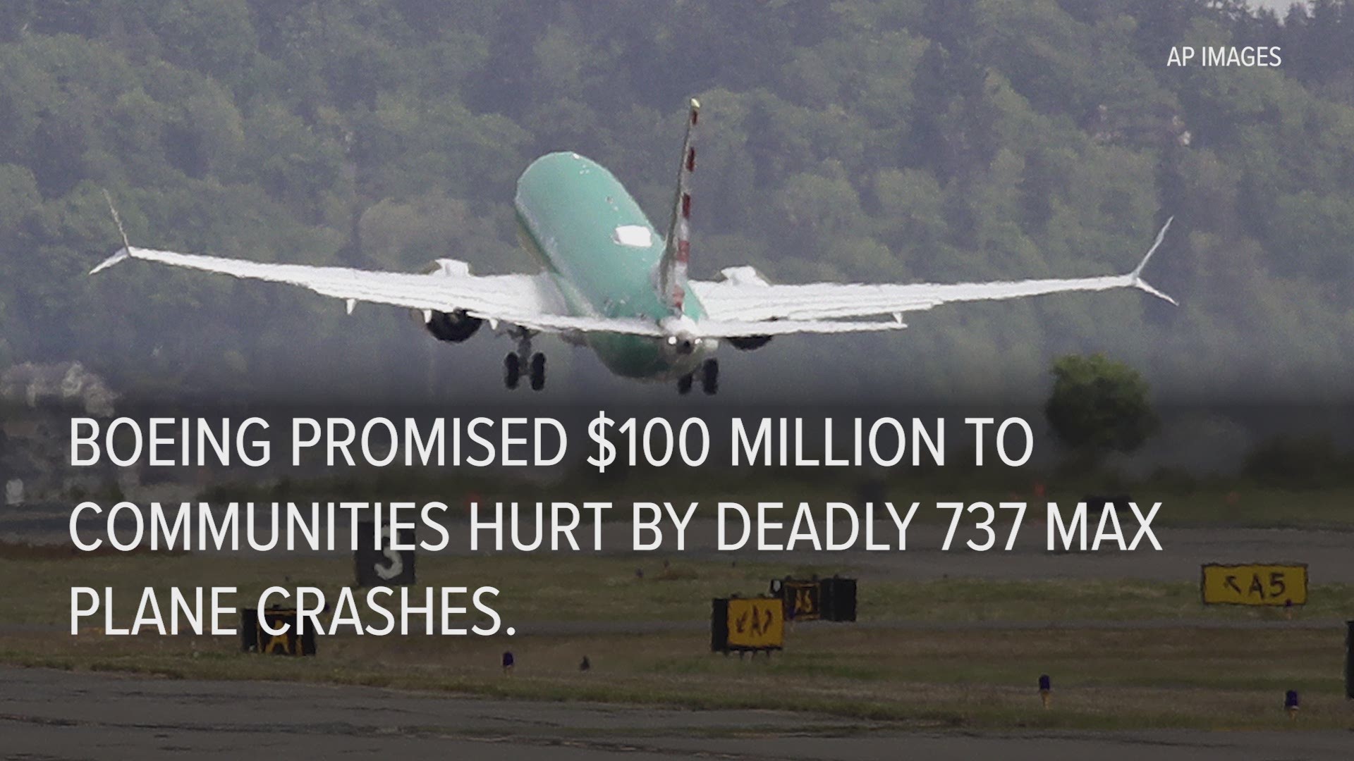 Boeing is going to give millions to communities affected by the deadly 737 Max plane crashes.