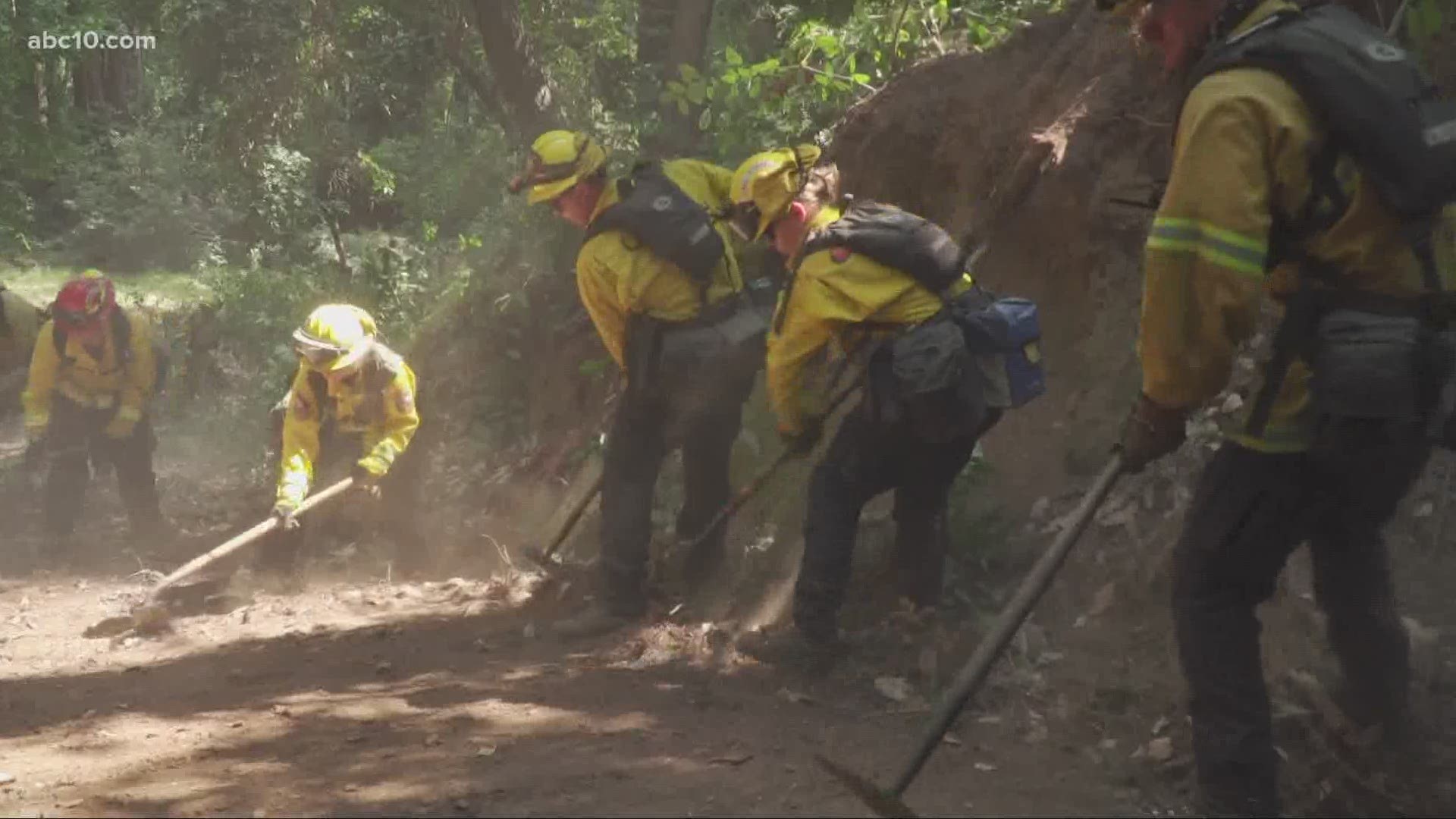 Many home have been destroyed due to the CZU Lightning Complex fires near Santa Cruz.