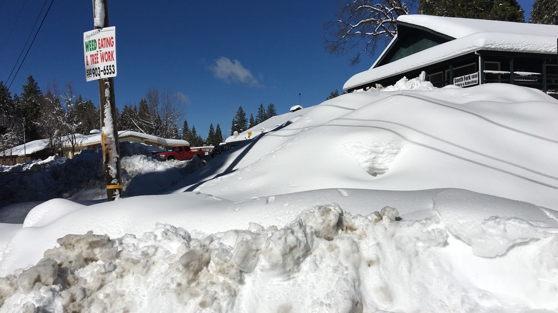 Pollock Pines Snow 2/18/19