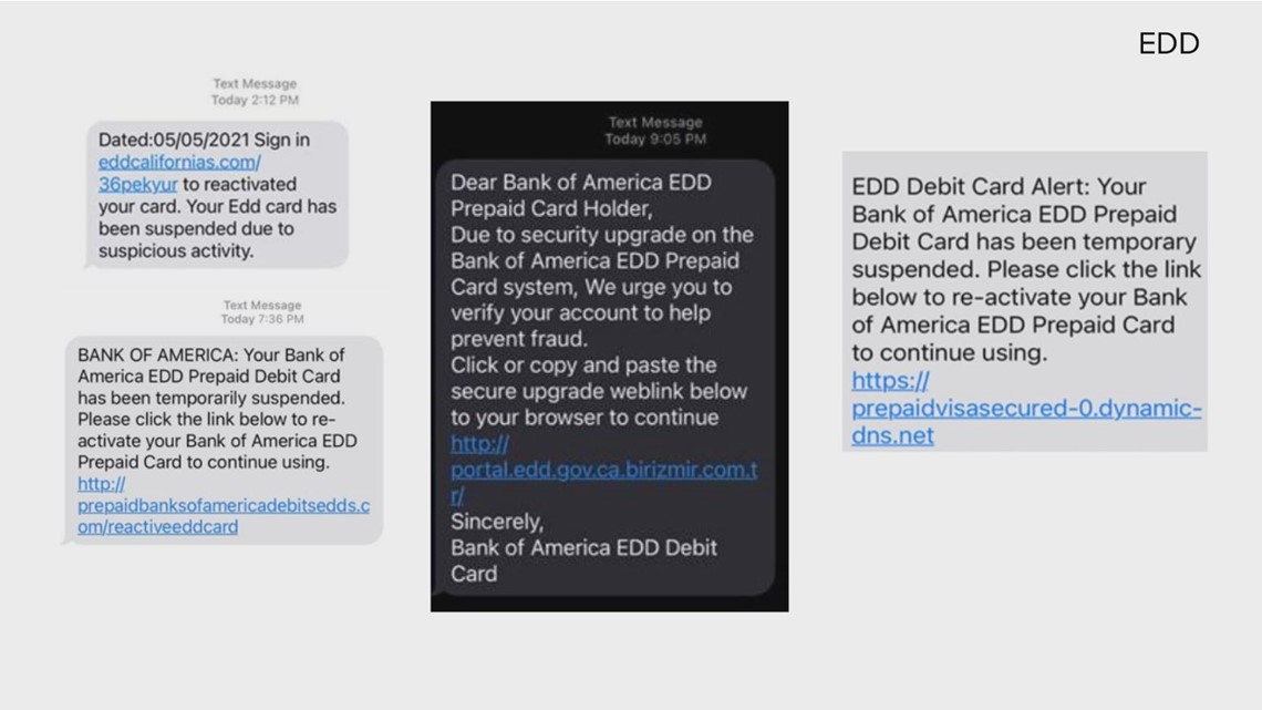 EDD warns of new wave of text scams