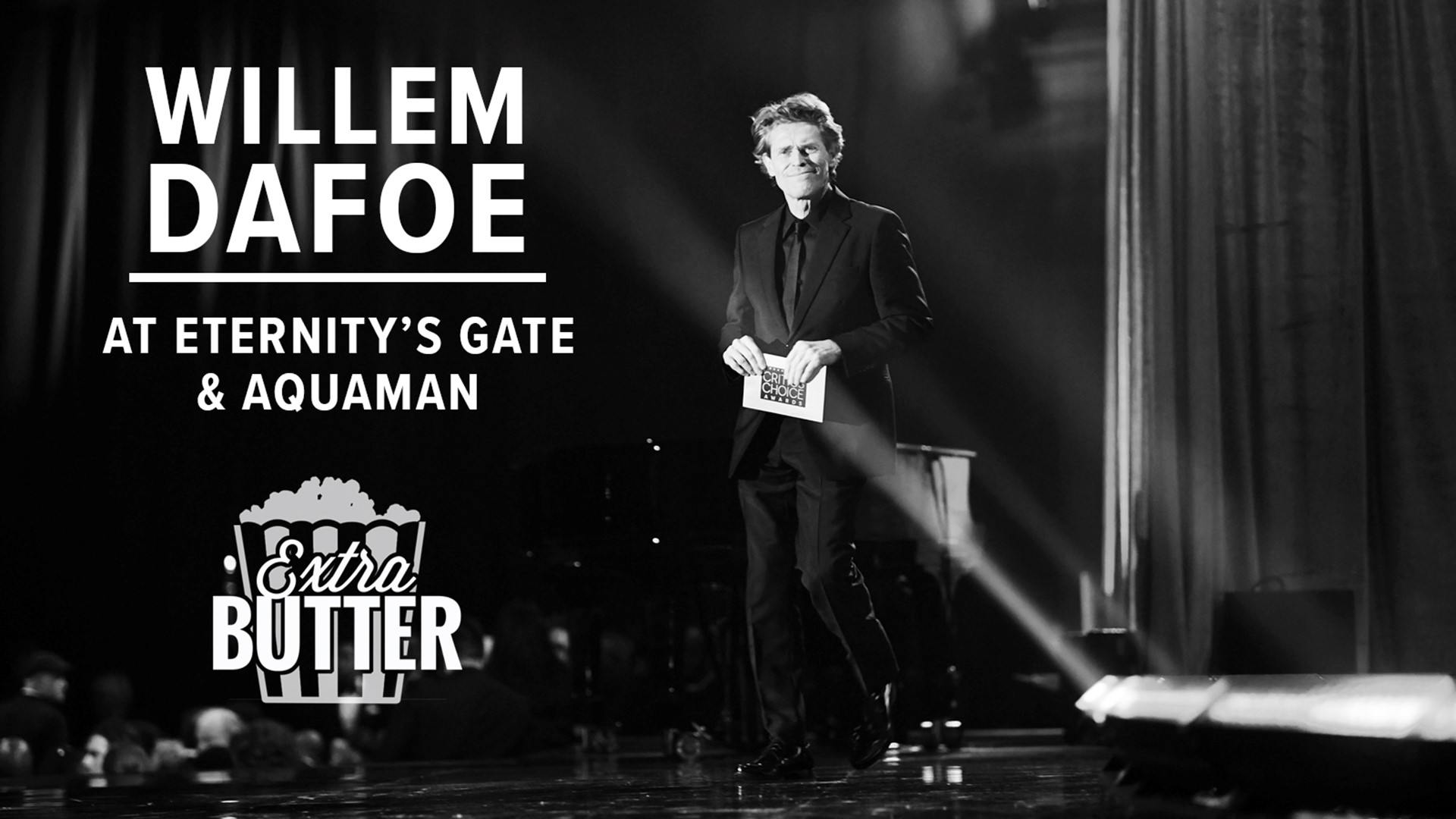 While discussing his role in 'Aquaman,' Willem Dafoe takes time to reflect on the role of Vincent van Gogh in the movie 'At Eternity's Gate.' Willem tells Mark S. Allen about doing his own painting in the Oscar-nominated role, he also talks about looking cool in 'Aquaman.' Watch Extra Butter every Friday morning at 9:30 a.m. on ABC 10. Interview provided by Warner Bros. Pictures.
