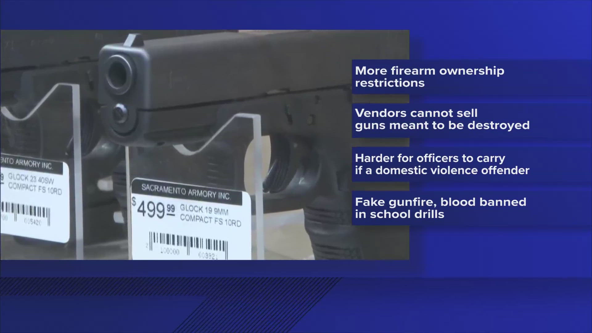 California Gov. Gavin Newsom has signed several measures to bolster the state's gun safety laws.