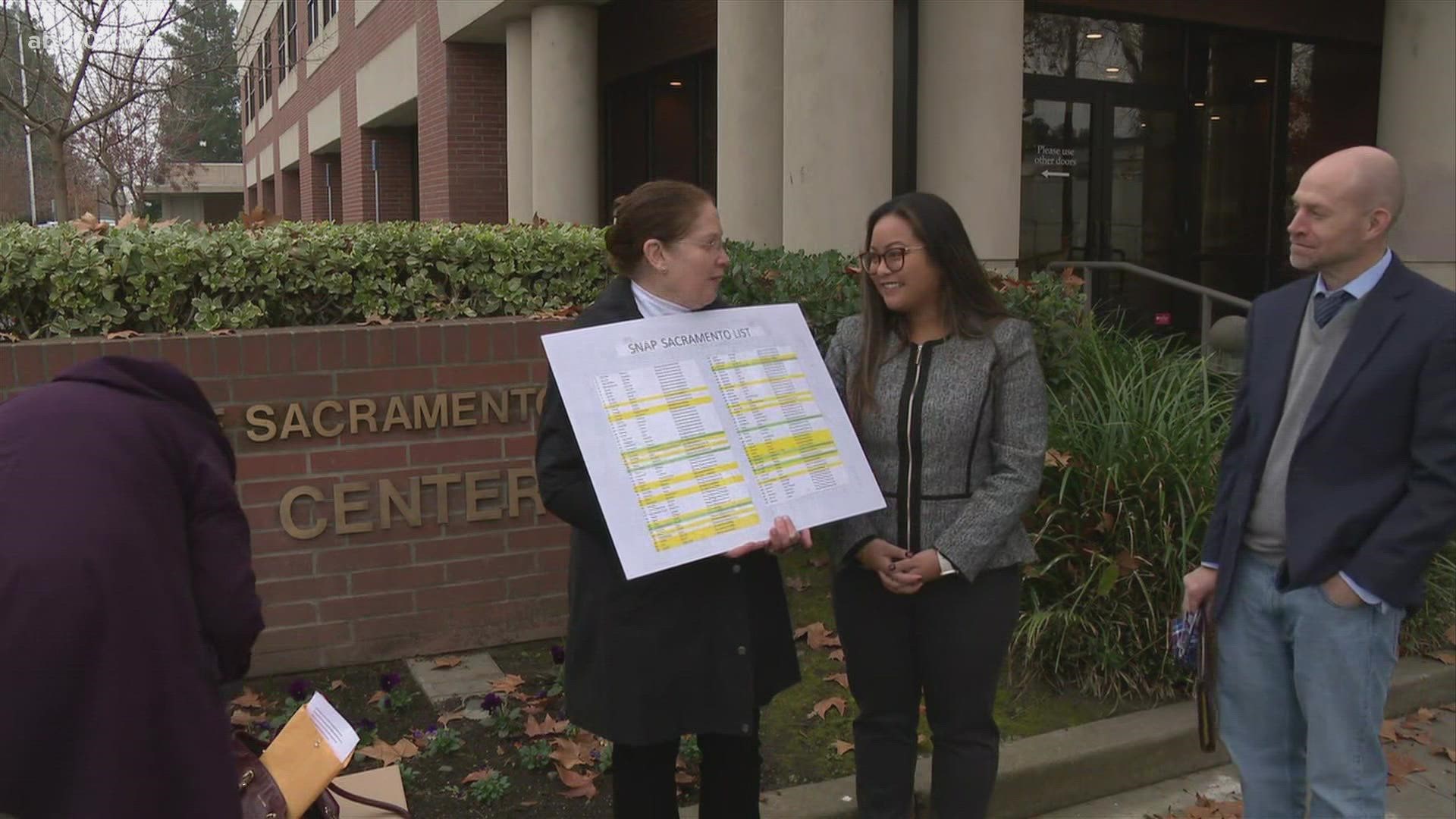 Outside the Catholic Diocese of Sacramento's Chancery Office, members of SNAP urged for the Vatican to continue identifying accused sexual abusers among their ranks.