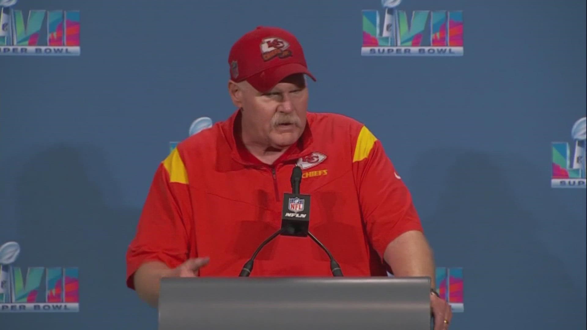 NFL Post Game Interview: KC Chiefs Andy Reid talks Super Bowl victory over  Eagles