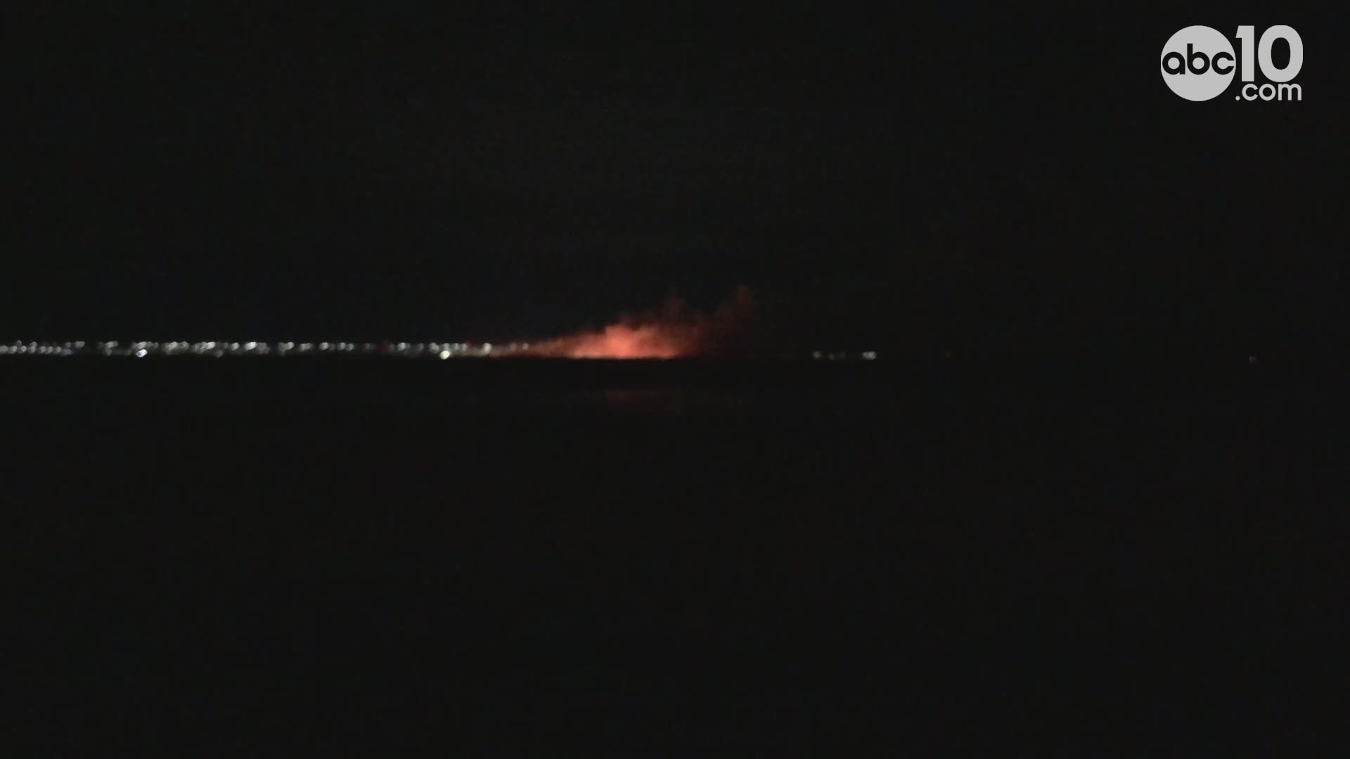 Sacramento Fire crews are working to contain the fire that started in a field near the airport.