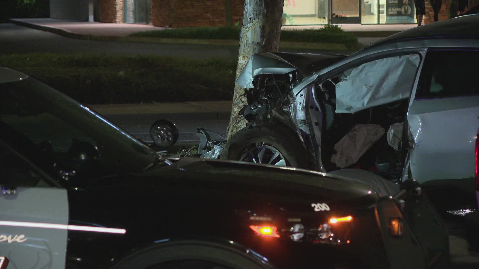 Officials said the crash happened in the area of Elk Grove Boulevard and Interstate 5.