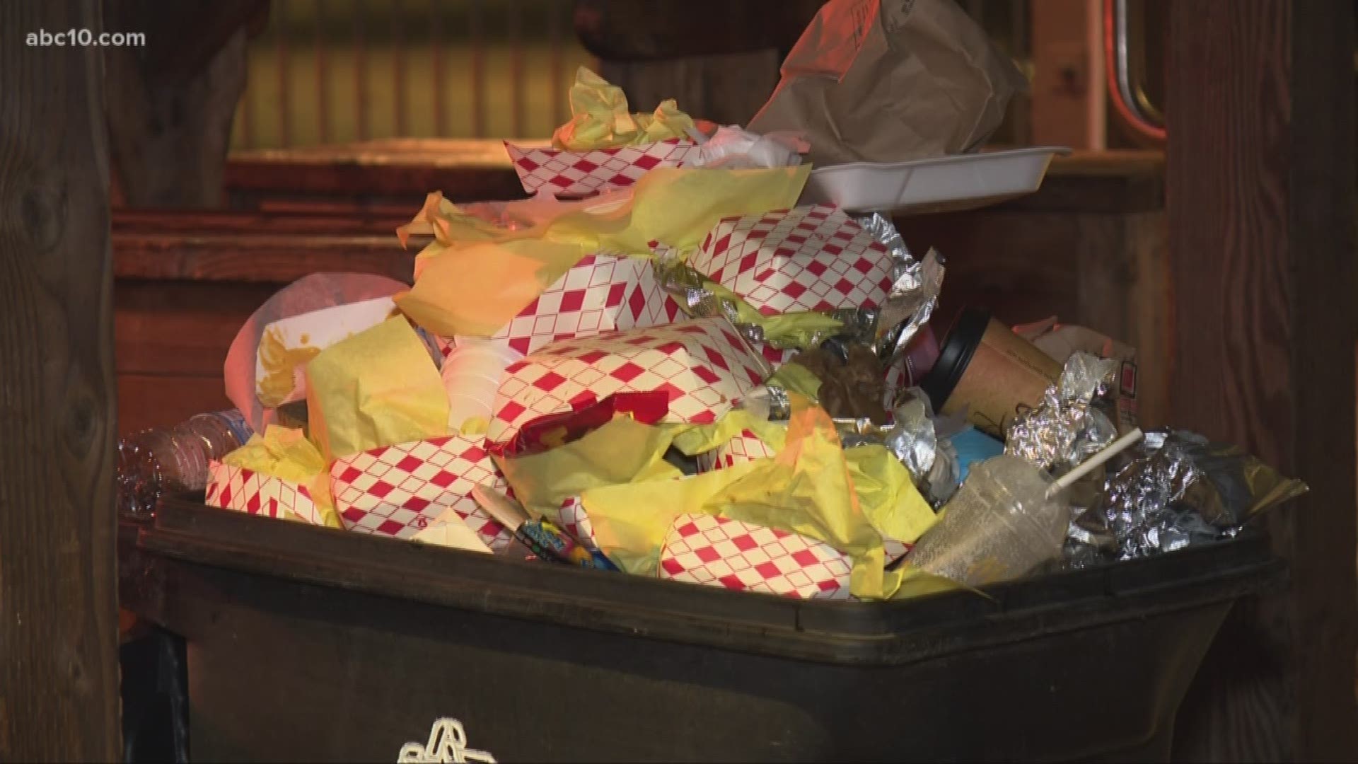 It's time to clean the streets after a night of celebrating the new year in Old Sacramento.
