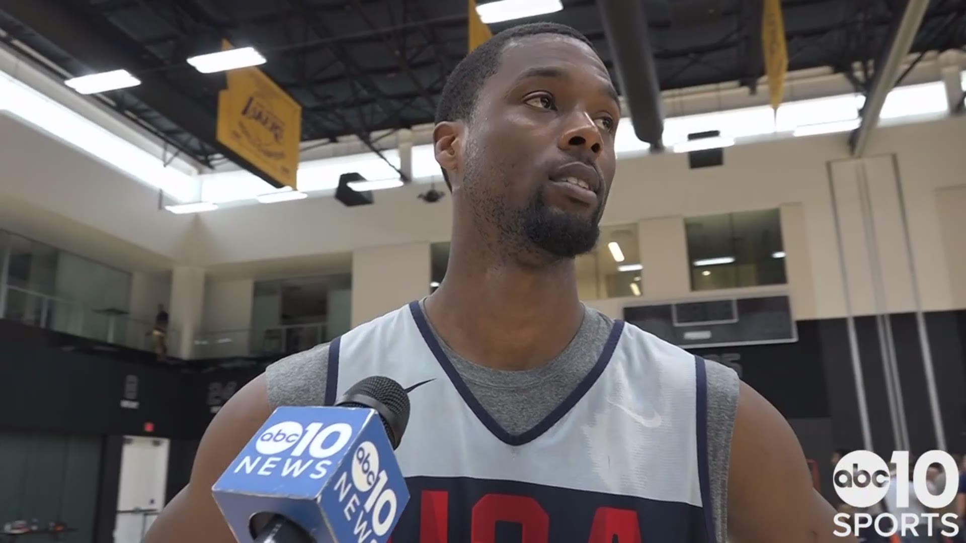 Kings forward Harrison Barnes talks about the challenges USA Basketball faces before facing Spain in Los Angeles, building chemistry with his Sacramento teammate De'Aaron Fox and the decision by Marvin Bagley III to withdraw from Team USA.
