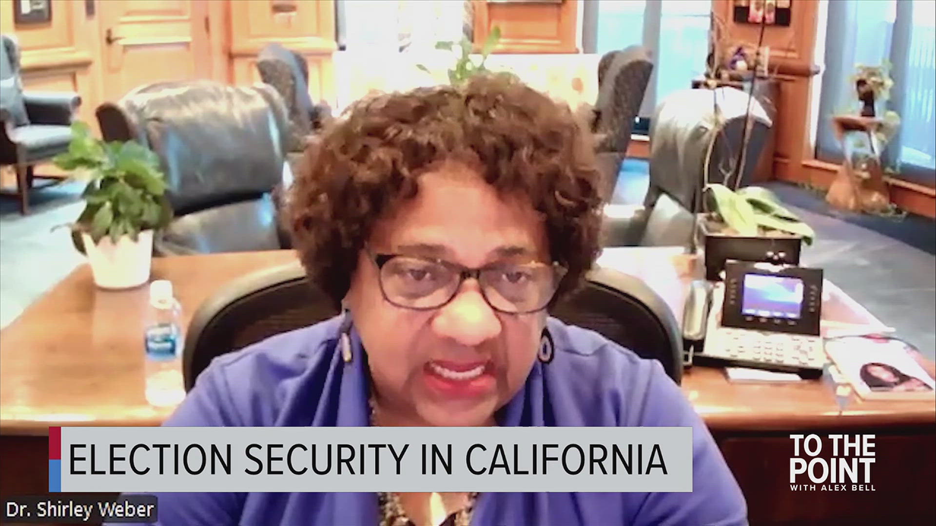 California Secretary of State Shirley Weber discusses how the state is protecting voter rights on election day.