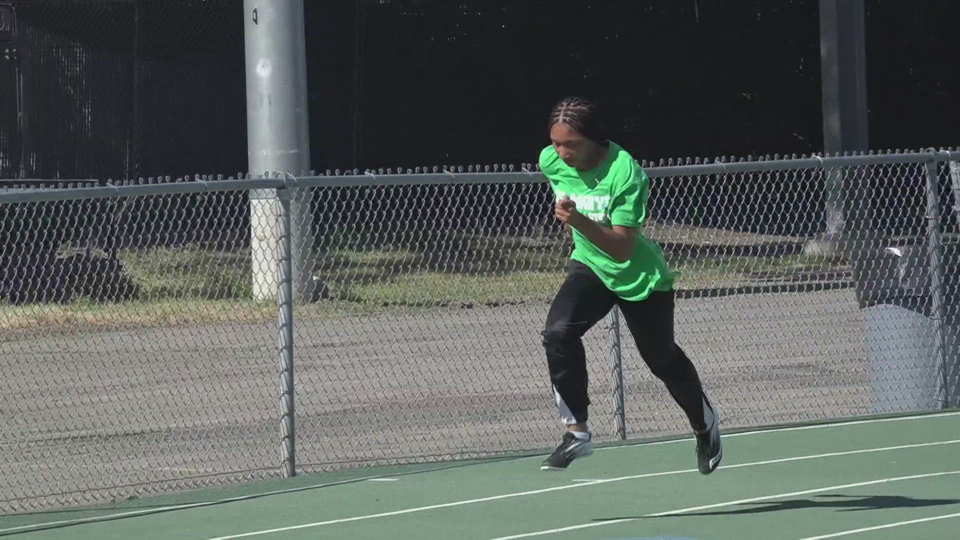 Stockton track star follows in footsteps of Olympian father