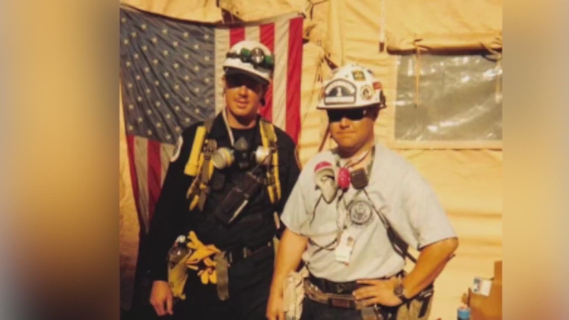 Hundreds of firefighters across Northern California gathered in Sacramento to honor the 343 firefighters who rushed into danger to save people on September 11, 2001.