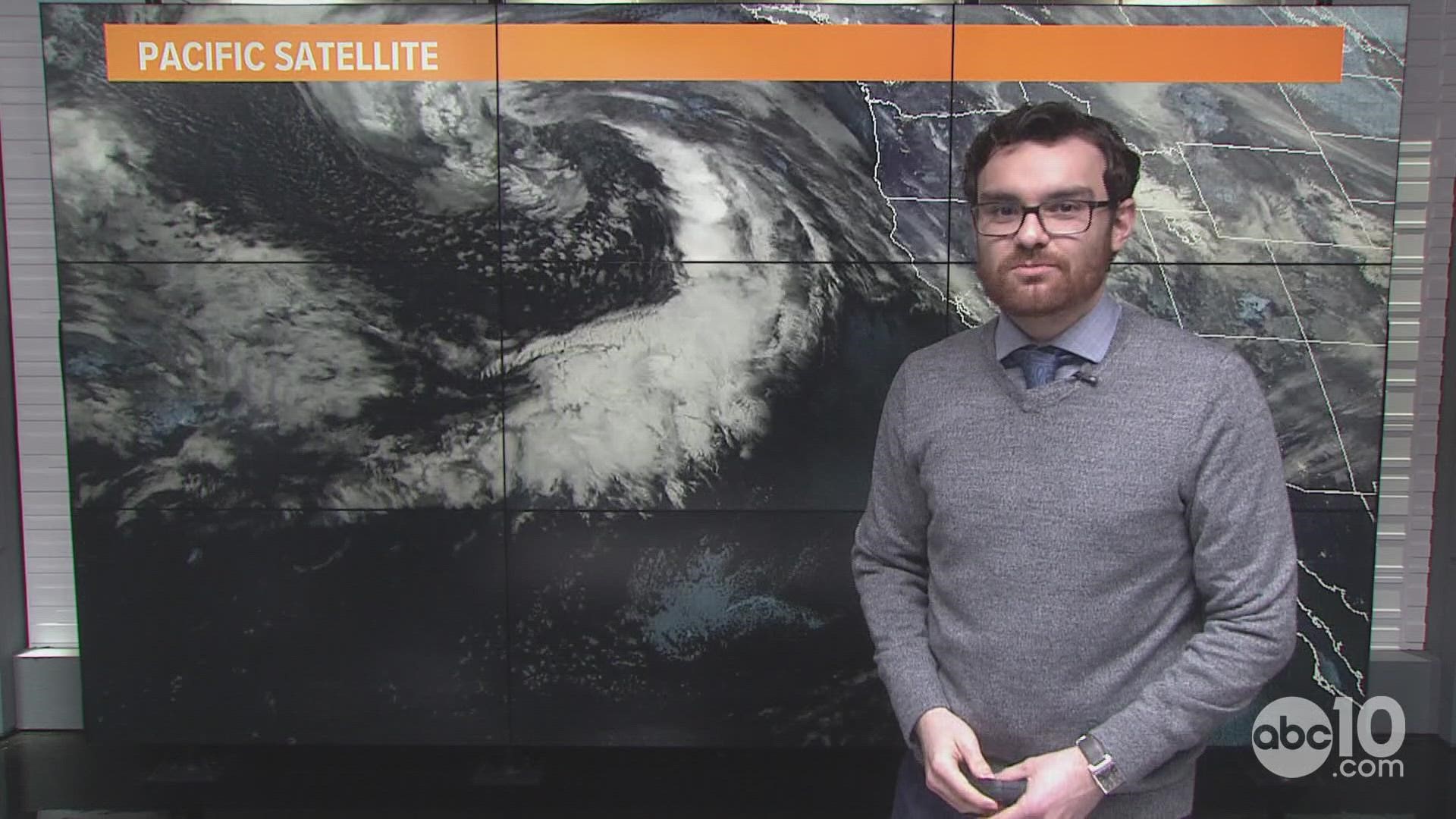 ABC10 meteorologist Brenden Mincheff has the latest forecast for this weekend's weather and a big atmospheric river-fed storm next week.