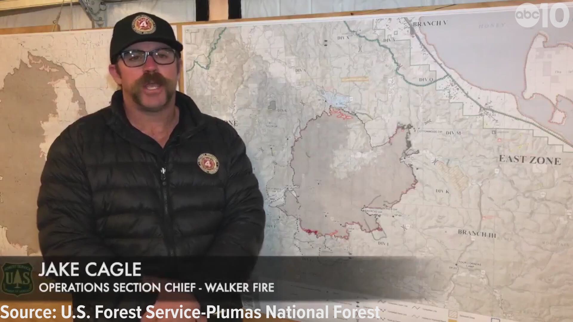 A Red Flag Warning is in effect because of forecasted 40 mph winds over the weekend. The Walker Fire is California's largest wildfire of 2019.