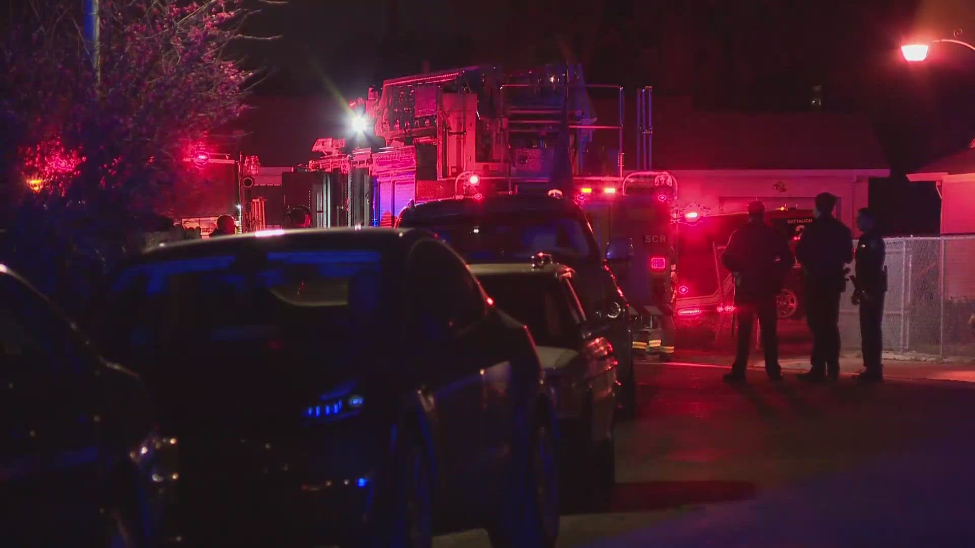 1 person is dead after a house fire in the Meadowview area of Sacramento.