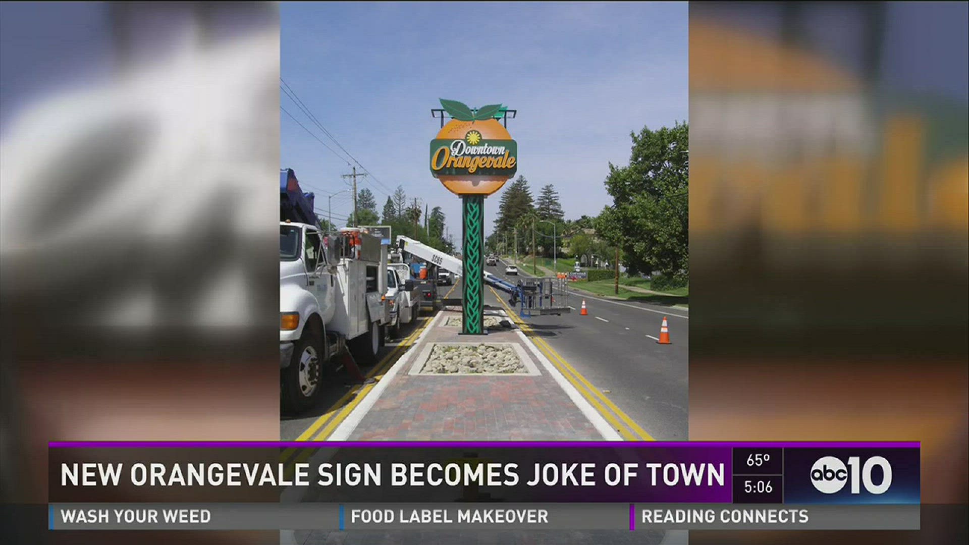 New sign becomes a joke in Orangeville. (May 20, 2016)