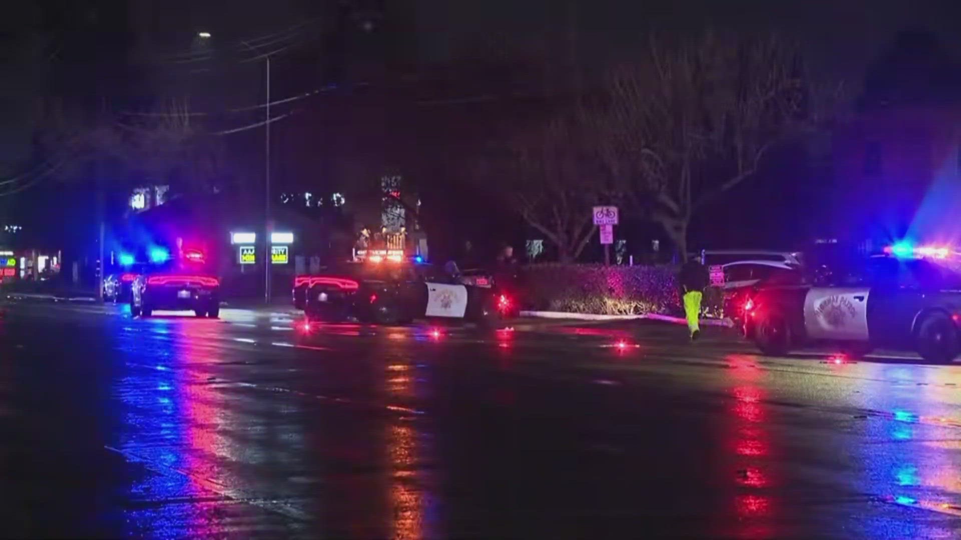 1 person is dead after a collision between a vehicle and a pedestrian Wednesday evening.