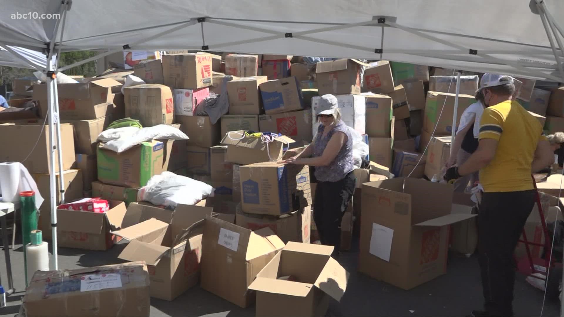 An Orangevale church partnered with a non-profit called "Convoy of Hope" to send humanitarian supplies to Ukraine.