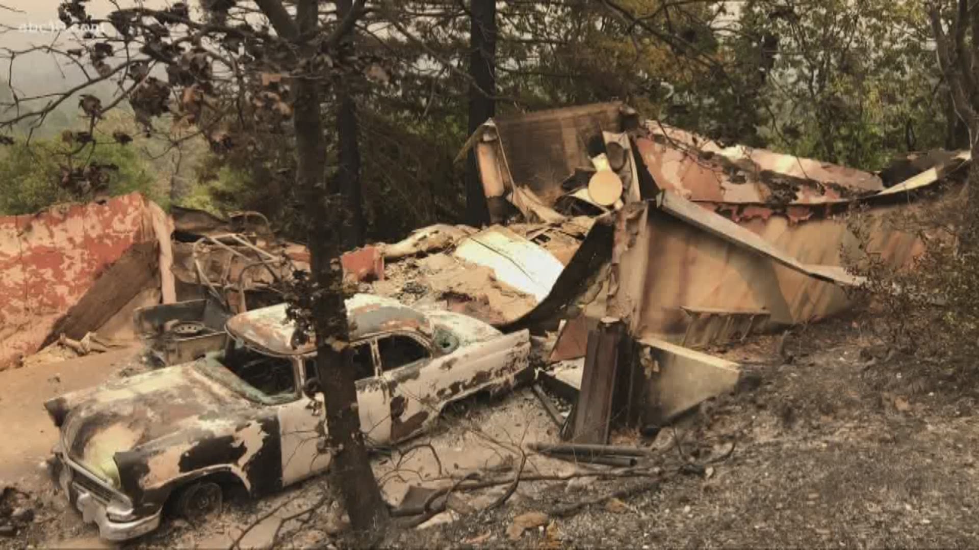 The Carr Fire burning through Shasta County, which has resulted in six deaths, has become the ninth-most destructive fire in state history.