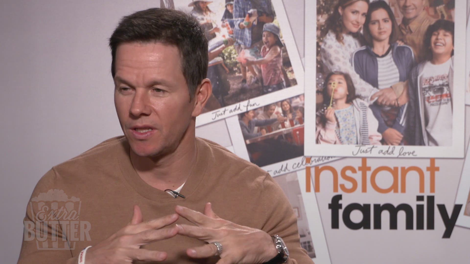 Mark Wahlberg and Rose Byrne talk parenting advice in this interview with Mark S. Allen. Wahlberg explains why his nieces and nephews better be nice to his kids. The actors also talk about the importance of adoption and family. Interview provided by Paramount Pictures.