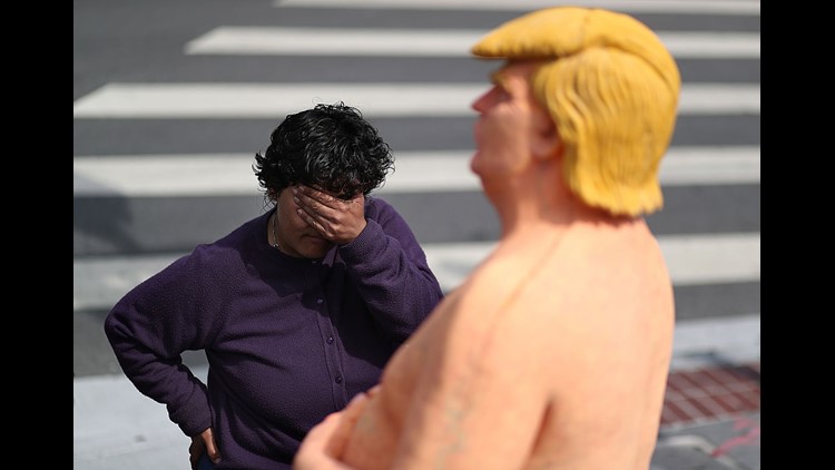 Naked Trump statues popping up around U.S. - CBS News